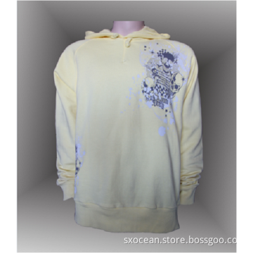 Custom 100% cotton men's pullover